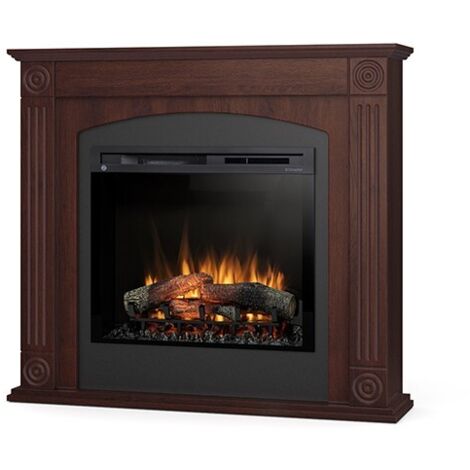 Caminetto Elettrico Da Pavimento A Libera Installazione A LED - Rovere  28"- 120x107,5x29 - ATRATO