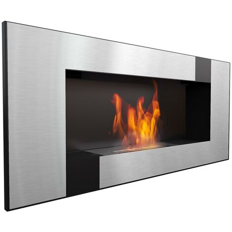 Camino a Bioetanolo Da Parete 90X40X16,2cm Flig Huston 2 Cube