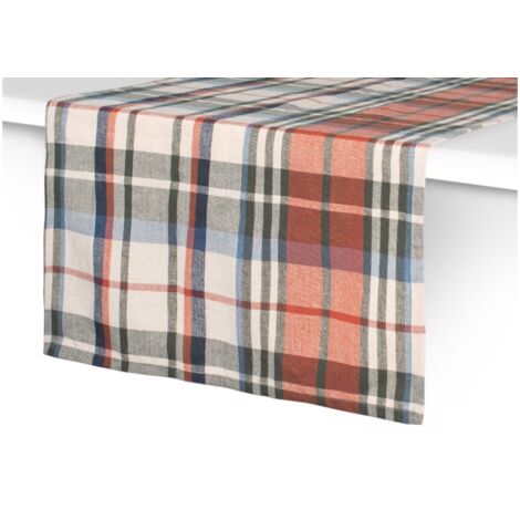 CAMINO DE MESA ALGODON CUADROS AUTUM 140 X 140 CM - 9392114