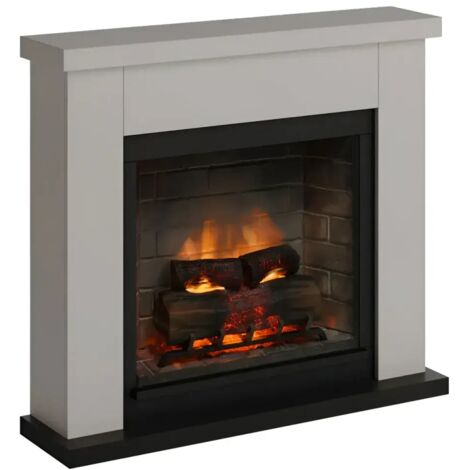 Camino Elettrico Tagu Frode PowerFlame2 Beige 1600W