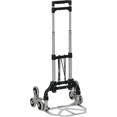 Camion portable escaliers avec roues 70 kg, chariot pliant entrepôts livraison/déménagement
