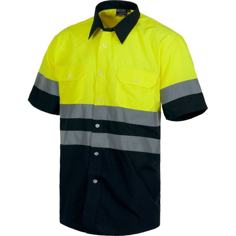 

Camisa manga corta de trabajo de alta visibilidad C3811 | 52 - Marino+Amarillo A.V. - Workteam