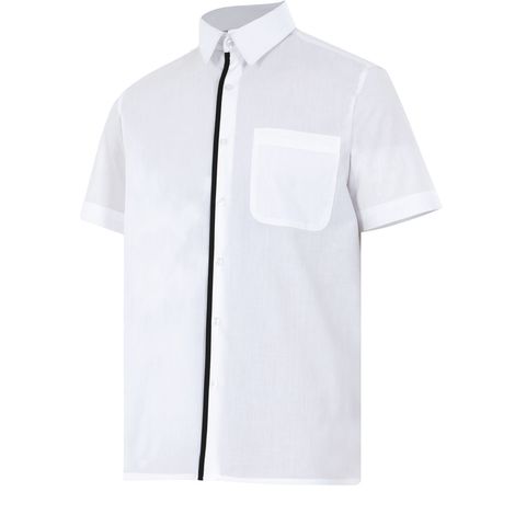 camisa manga corta blanca