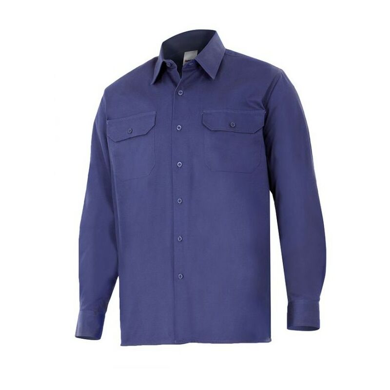 

CAMISA 100% ALGODÓN MANGA LARGA Azul Marino XL