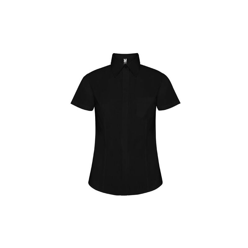 

Camisa de corte entallado con pinzas en delantero SOFIA CM5061 | Negro - XL