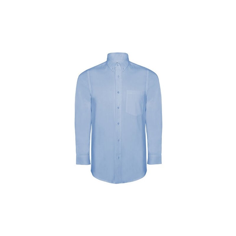 

Camisa de hombre con bolsillo en pecho OXFORD CM5507 | XXL - Celeste