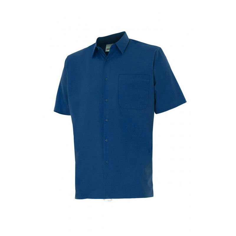 

Camisa manga corta con cuello francés y bolsillo en el pecho Serie 531 | L - Azul Marino - Velilla