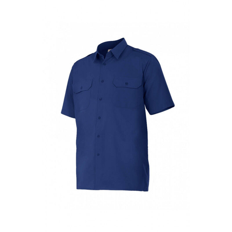 

Camisa industrial de manga corta con galoneras Serie 532 | 3XL - Azul Marino - Velilla