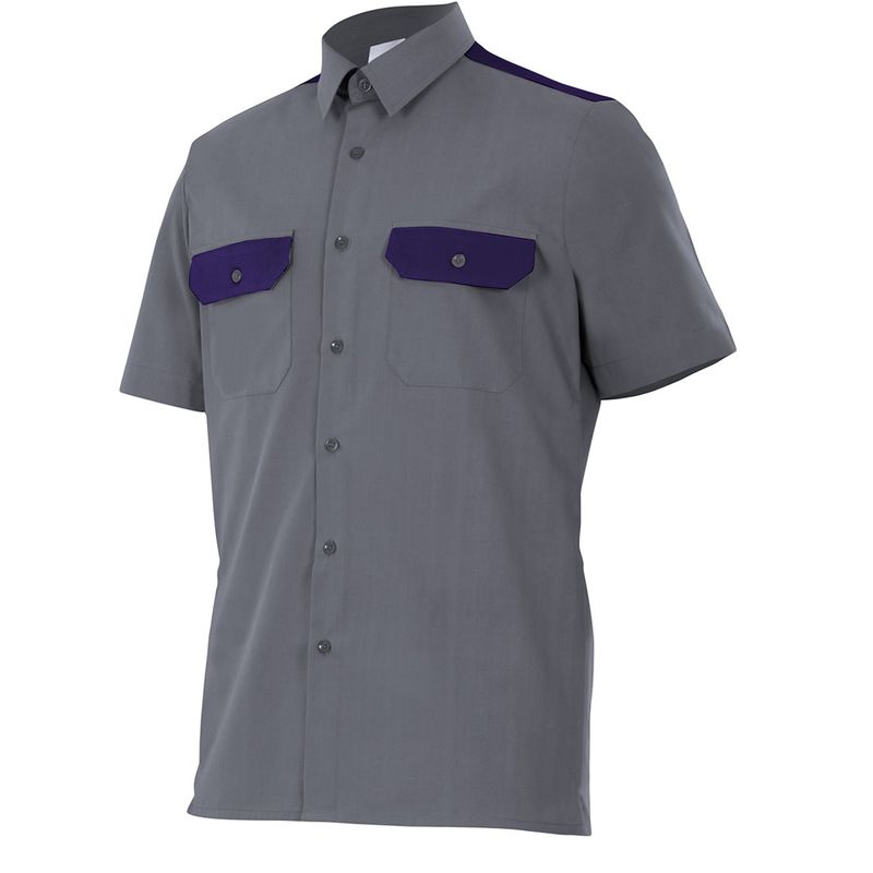 

CAMISA DE MANGA CORTA Gris 3XL