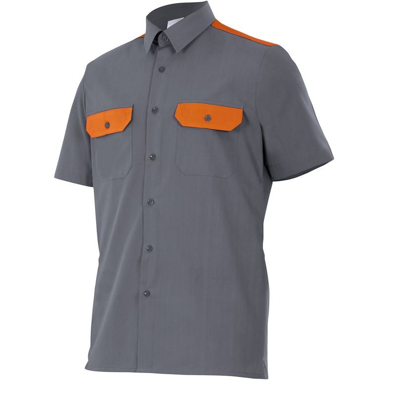 

CAMISA DE MANGA CORTA Gris 3XL