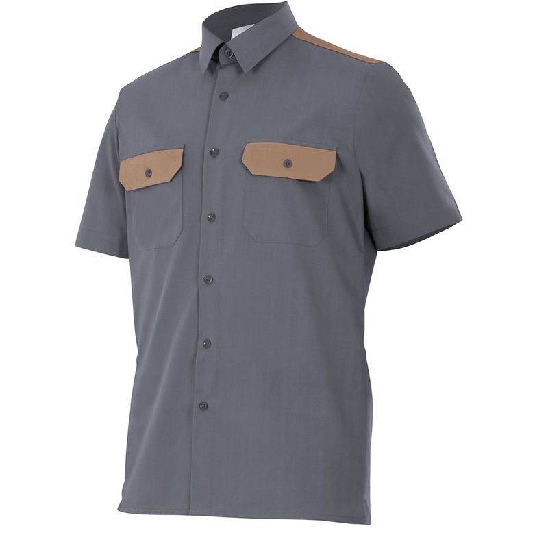 

CAMISA DE MANGA CORTA Gris XXL