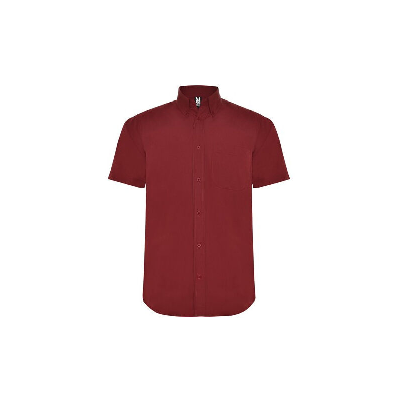

Camisa de manga corta y cuello clásico AIFOS CM5503 | S - Granate