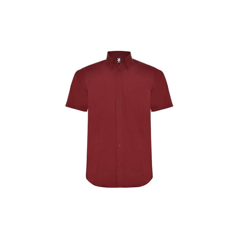 

Camisa de manga corta y cuello clásico AIFOS CM5503 | M - Granate