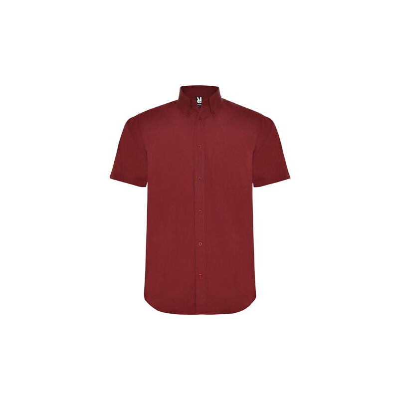 

Camisa de manga corta y cuello clásico AIFOS CM5503 | L - Granate