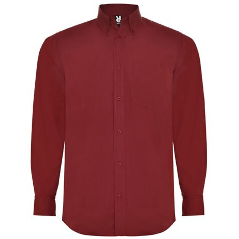 

Roly - Camisa de manga larga, cuello clásico AIFOS L/S CM5504 | M - Granate