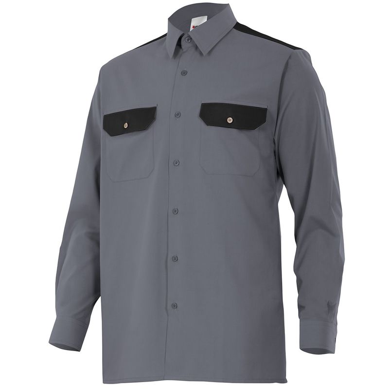 

CAMISA DE MANGA LARGA Gris S