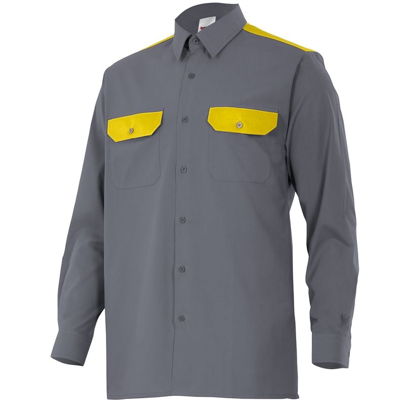 

CAMISA DE MANGA LARGA Gris S