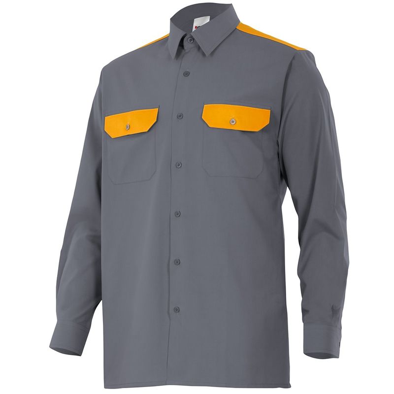 

CAMISA DE MANGA LARGA Gris L