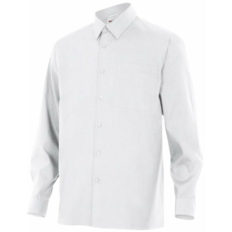 

CAMISA MANGA LARGA UN BOLSILLO Blanco XXL