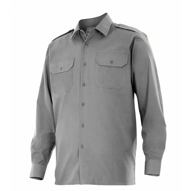 

CAMISA MANGA LARGA CON GALONERAS Gris XL