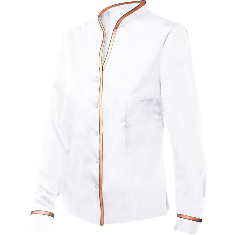 

CAMISA DE MUJER ENTALLADA Blanco S