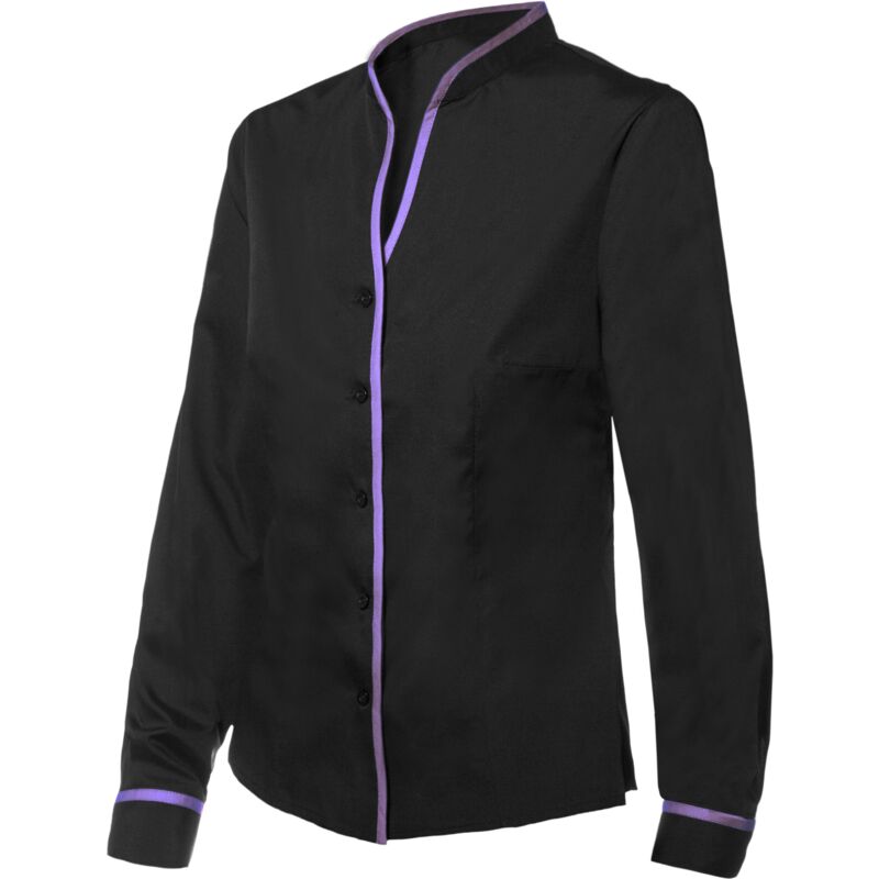 

CAMISA DE MUJER ENTALLADA Negro S