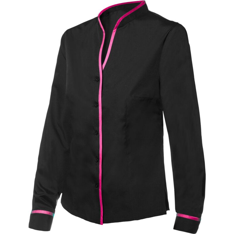 

CAMISA DE MUJER ENTALLADA Negro S