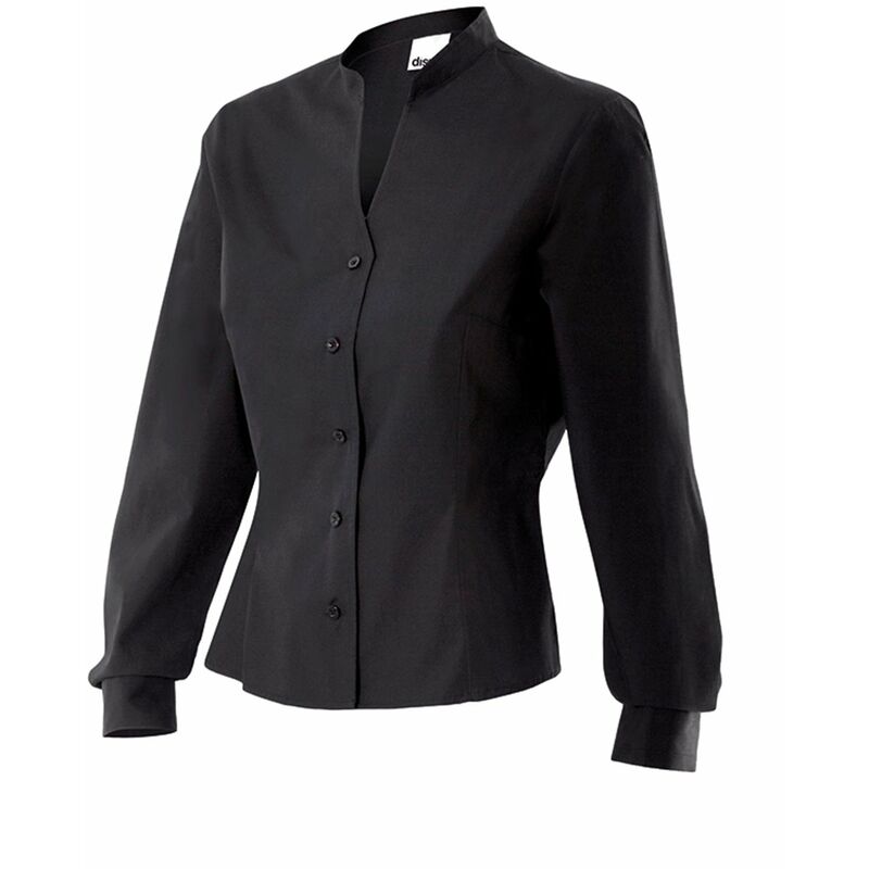 

CAMISA CUELLO MAO MUJER Negro M