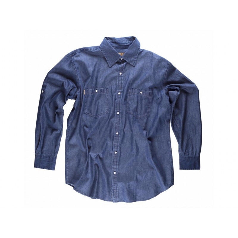 

Camisa industrial en tejido vaquero B8700 de cuello clásico | 3XL - Vaquero - Workteam