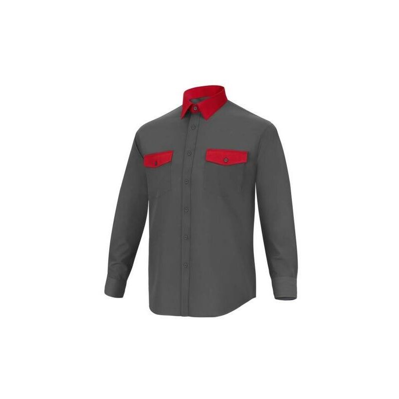 

Camisa M/Larga Gris/Rojo 50 P19Grcargo50