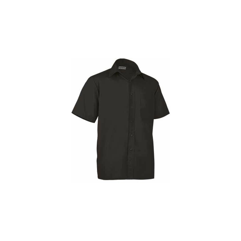 

Camisa manga corta de corte clásico Oporto | Negro - 38 - Valento