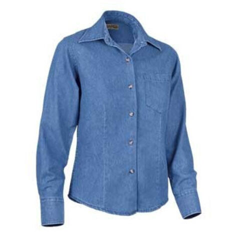Camisa manga larga de mujer Panter 46 Azul denim