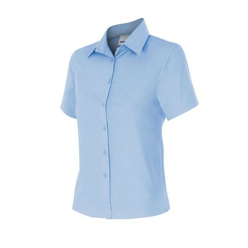 

CAMISA MUJER MANGA CORTA Celeste S