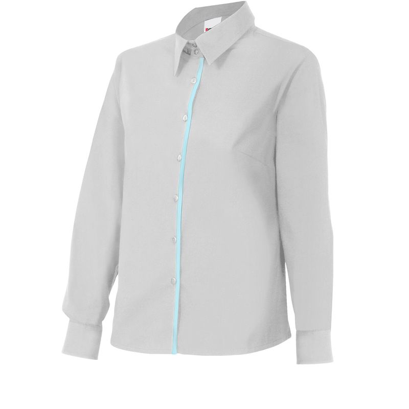 

Velilla - CAMISA MUJER ENTALLADA DE MANGA LARGA Blanco M