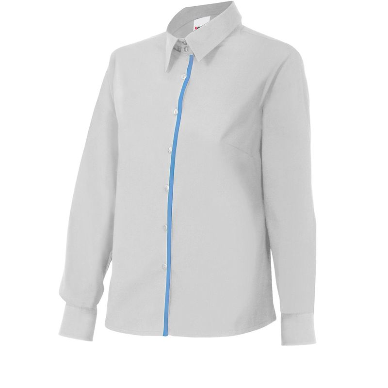 

Velilla - CAMISA MUJER ENTALLADA DE MANGA LARGA Blanco M