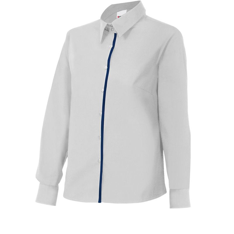 

Velilla - CAMISA MUJER ENTALLADA DE MANGA LARGA Blanco XL