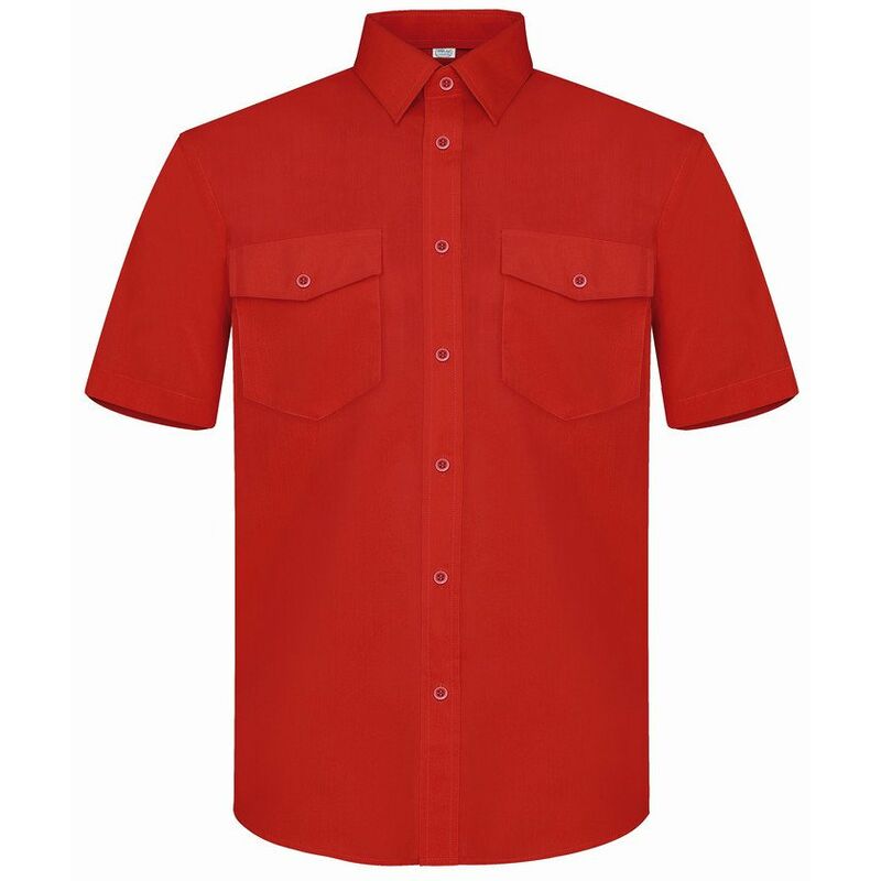 

Camisa Tergal M/corta Roja 50 P29ro50