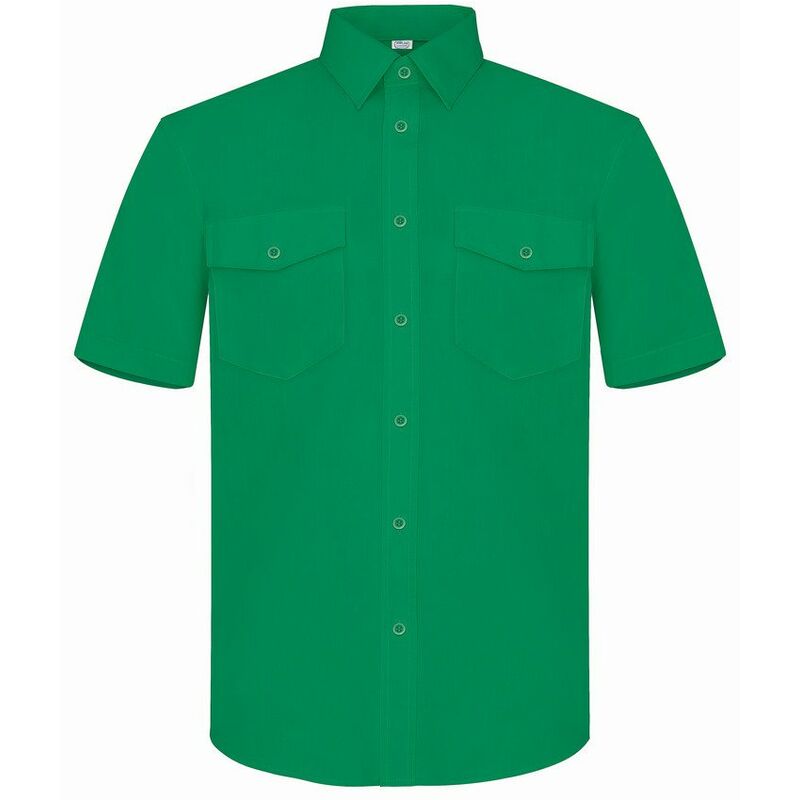 

Camisa Tergal M/corta Verde 38 P29ve38