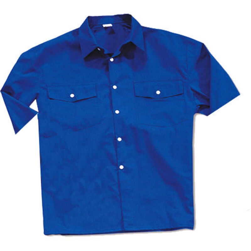 

ropa camisa tergal azul m-corta t 39-40 388 - Mibricotienda