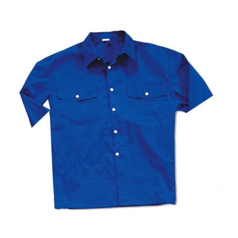

ropa camisa tergal azul m-corta t 43-44 388 - Mibricotienda