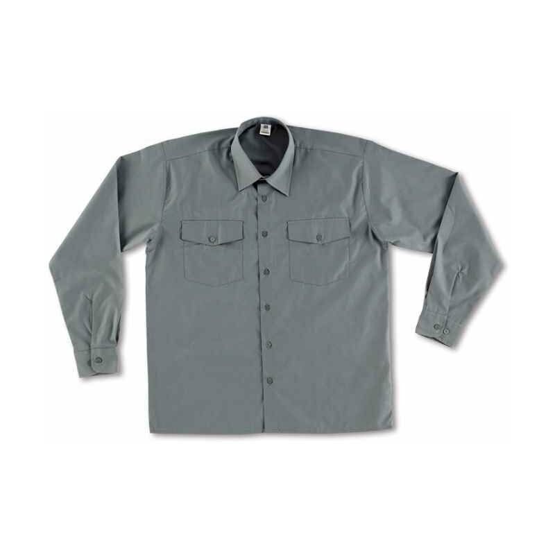 

Camisa Tergal Manga Larga Gris 49-50