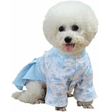 Camisas para perros de nieve Ropa para perros Ropa para mascotas Vestido de moda para cachorros Fácil de poner y quitar Vestido de primavera y verano para perros para gatos, cachorros, perros medianos