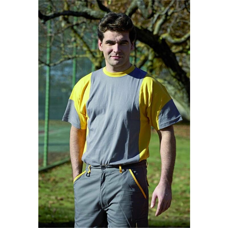 

Camiseta Algodón Gris/Amarillo 934 Talla M