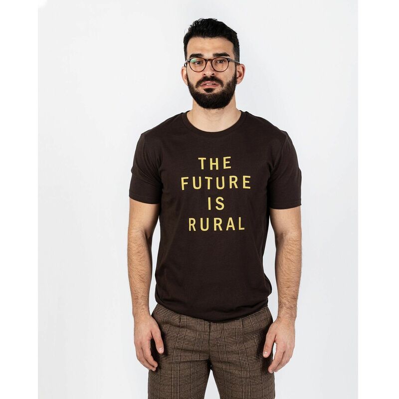 

Camiseta algodón orgánico The future is rural Debutant L