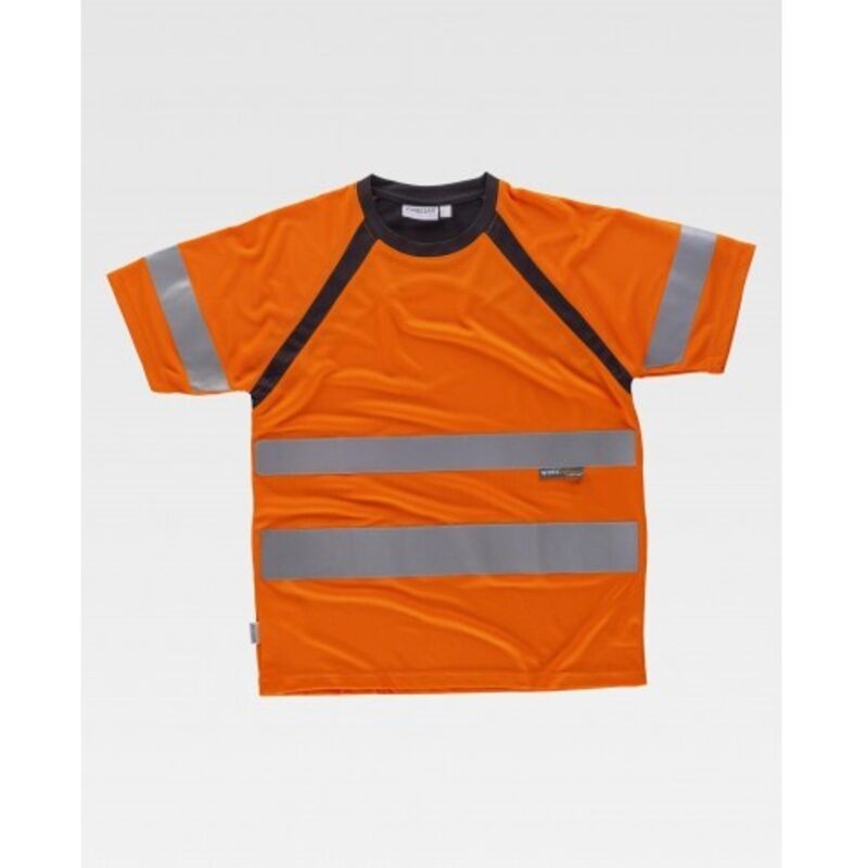 

Camiseta técnica de alta visibilidad WORKTEAM Serie Fluor C2941 | XXL - Naranja A.V.+ Negro