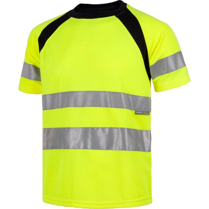 

Camiseta técnica de alta visibilidad WORKTEAM Serie Fluor C2941 | L - Amarillo A.V.+Negro