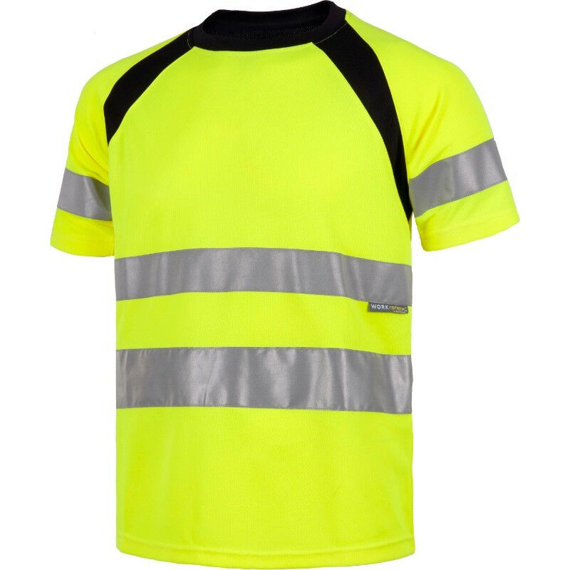 

Camiseta técnica de alta visibilidad WORKTEAM Serie Fluor C2941 | XXL - Amarillo A.V.+Negro