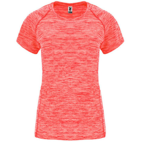 Camiseta Austin woman Roly 6649 L Coral Fluor Vigore