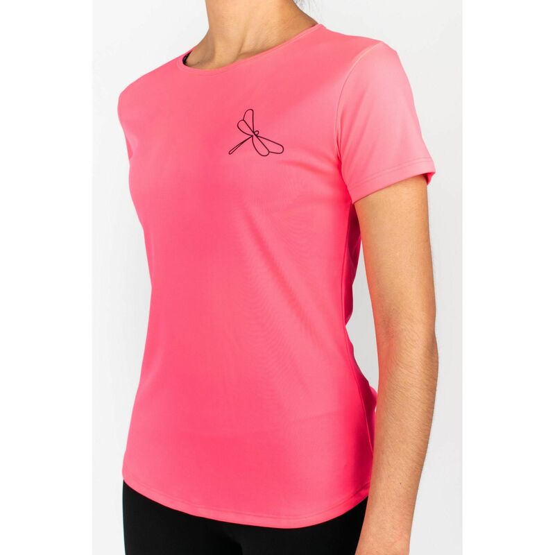 

Camiseta básica Eco-sostenible fucsia y negro XS - Lindissims