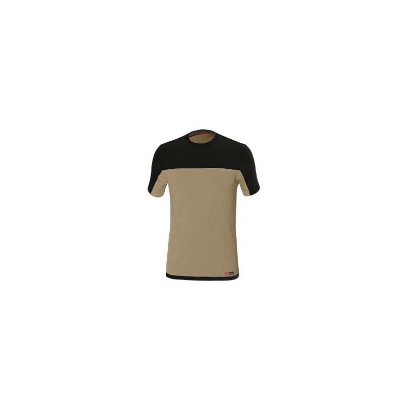 

Camiseta de trabajo Stretch Beige/Negro Talla 3xl